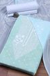 Blue Cotton Printed Embroidered Unstitched Suit Set image number 0