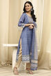 Pink Cotton Machine-Embroidered Unstitched Suit Set image number 5