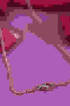 Silver Brass Necklace image number 4