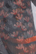 Easy Stitch Charcoal Black Raw Silk Embellished Suit image number 5