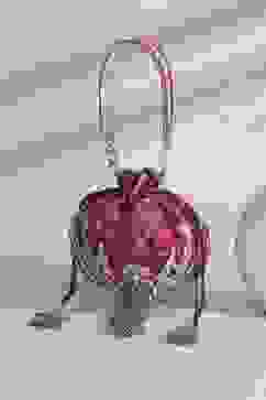 Red Polycotton Potli image number 0