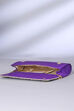 Purple Brocade Clutch image number 6