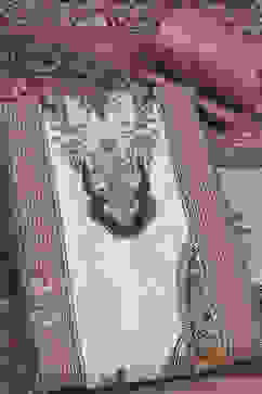 Wine Muslin Unstitched Suit Set image number 1