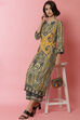 Orange Rayon Straight Kurta image number 0