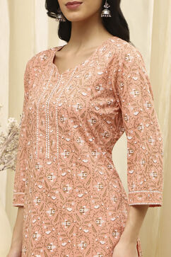 Assorted Cotton Hand Block Print Unstitched Suit Set image number 2