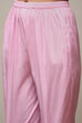 Pink Linen Digital Print Unstitched Suit Set image number 16