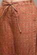 Green & Maroon Modal Blend Straight Kurta Pants Suit Set image number 2