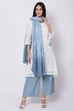 Fuschia Relaxed Kurta Palazzo Suit Set image number 0