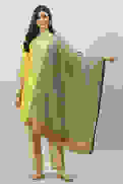 Gold Acrylic Yarndyed Dupatta image number 0