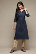 Off White Cotton Straight Kurta image number 0