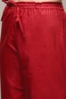 Sap Green Art Silk Straight Kurta Palazzo Suit Set image number 2