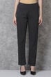Navy Straight Cotton Pants image number 0