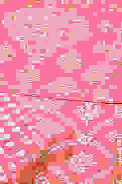 Pink Art Silk Flared Fusion Dress image number 1