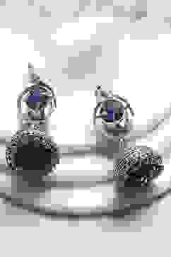 Black Brass Jhumka image number 2