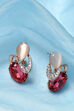 Dark Pink Earrings image number 0