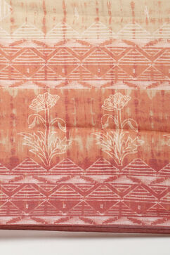 Mustard Chanderi Digital Print Unstitched Suit Set image number 3
