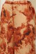 Orange Printed Straight Co-ord Set image number 2