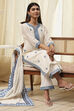 Pink Embroidered Straight Suit Set image number 0