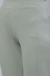 Navy Straight Poly Viscose Leggings image number 1