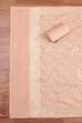 Light Pink Chanderi Ethnic Motif Unstitched Suit Set image number 3