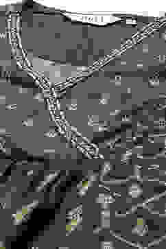 Blue Rayon Straight Printed Kurta image number 1