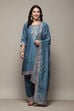 Fuchsia Viscose Straight Kurta Salwar Suit Set image number 7