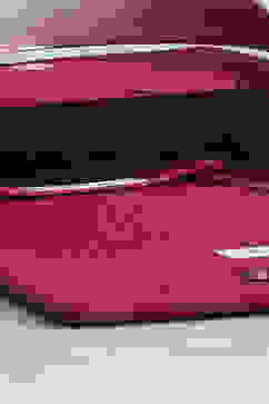 Red Polycotton Clutch image number 6