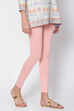 Off White Viscose And Lycra Leggings image number 0