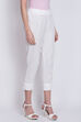 Black Cotton Blend Solid Pant image number 2