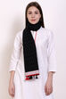 Black Cotton Yarndyed Scarf image number 2