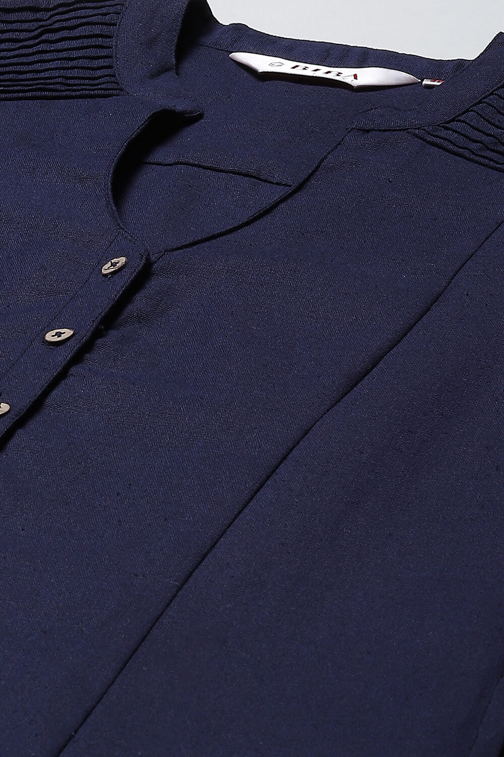 Red A-Line Solid Kurta image number 1