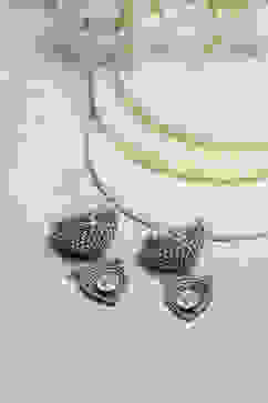 Oxidised Gold Brass Jhumka image number 2