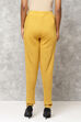 Mustard Straight Wool Acrylic Pants image number 4