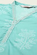 Light Pink Cotton Straight Kurta Palazzo Suit Set image number 1
