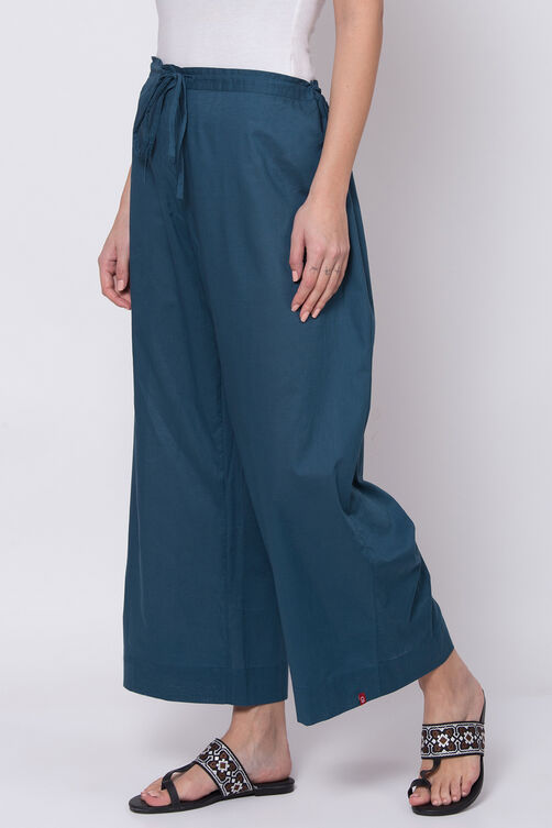 Indigo Cotton Palazzo image number 2