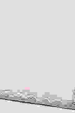 Blue Cotton Printed Blouse With Net Lehenga & Net Dupatta image number 3