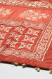 Green Cotton Screen Printed Unstitched Suit Set image number 4