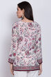 Yellow Art Silk Straight Printed Kurti image number 5