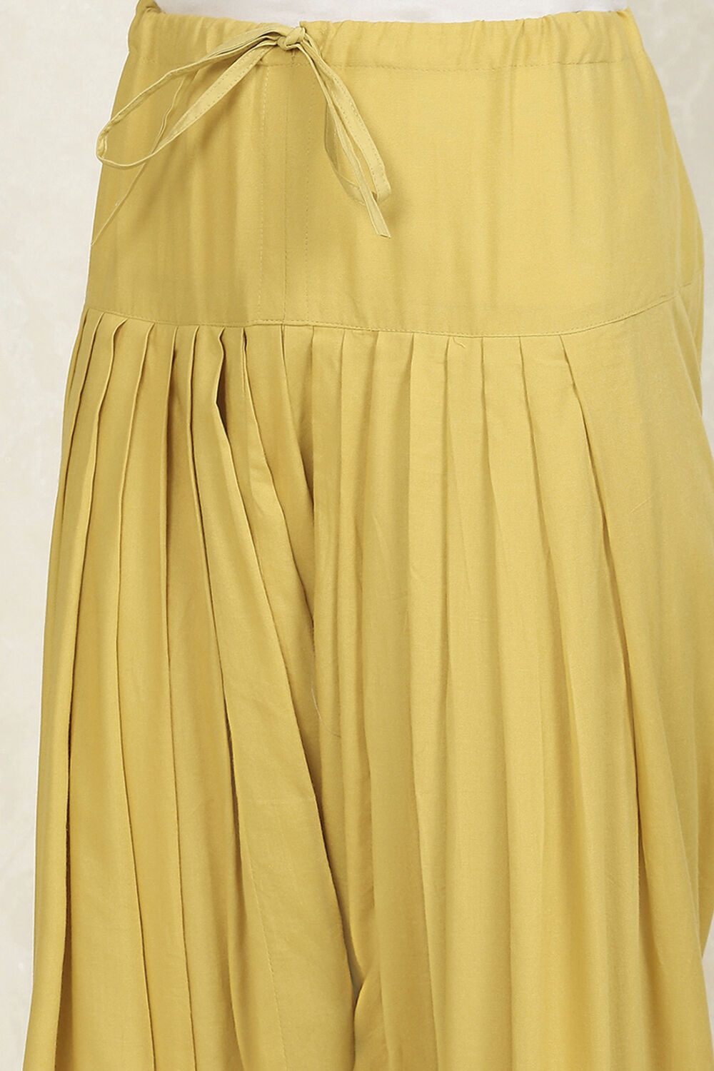 Yellow Modal Machine Embroidered Unstitched Suit Set image number 3