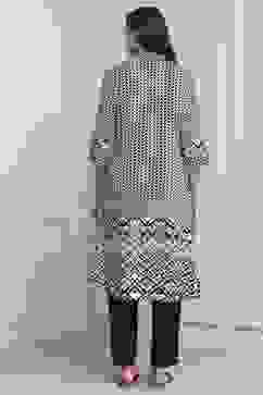 Black Viscose Rayon A-Line Kurta image number 2