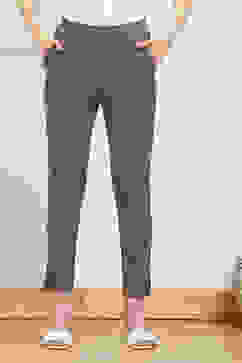 Cement Art Silk Solid Jeggings image number 4