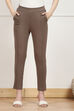 Black Art Silk Solid Jeggings image number 4