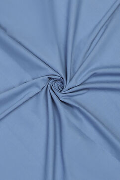 Blue Linen Unstitched Suit Set image number 1