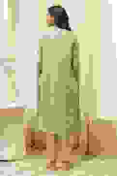 Green Poly Viscose Straight Printed Kurta image number 4