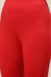 Camel Cotton Blend Solid Churidar image number 1