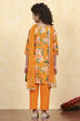 Blue Cotton Straight Printed Suit Set image number 4