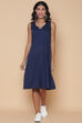 White Cotton Printed Dress image number 2