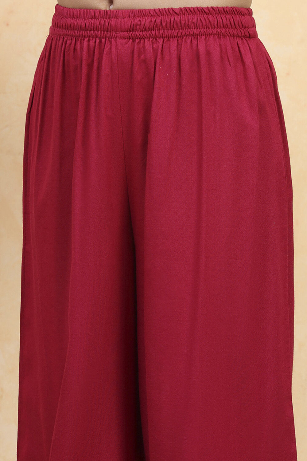 Pink Cotton Printed Tiered Suit Set image number 2