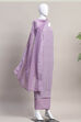 Pnk Georgette Unstitched Suit Set image number 4