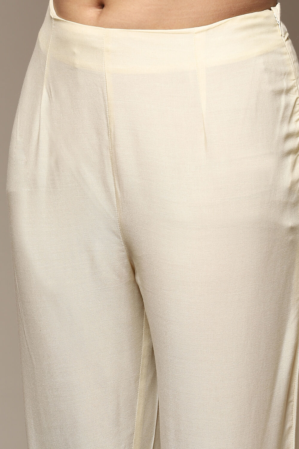 Brown Rayon Straight Kurta Pants Suit Set image number 2